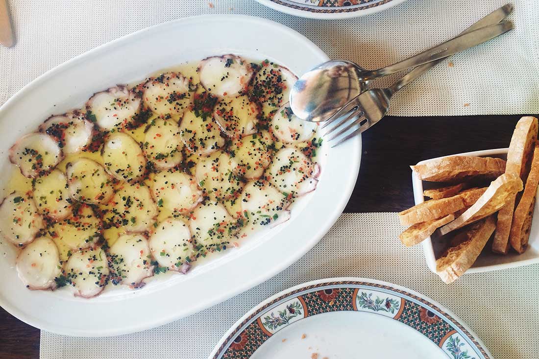 Meson Castellano Octopus Carpaccio